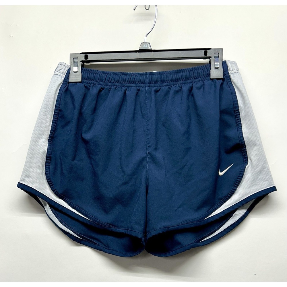 Nike Dri-fit Medium Blue Lined Running Shorts (B8)